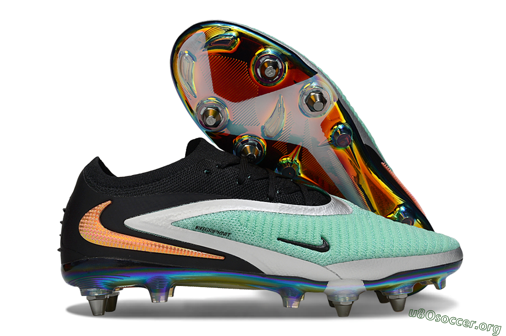 Nike Phantom 6 Low Elite SG Football Boots - Green/Mint Green/Shimmering Black 2