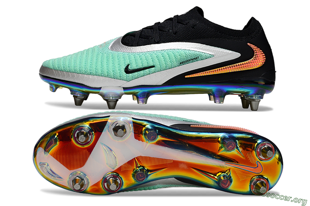Nike Phantom 6 Low Elite SG Football Boots - Green/Mint Green/Shimmering Black 1