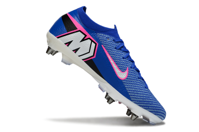 Nike Air Zoom Mercurial Vapor 16 Elite SG Football Boots - Blue/Vibrant Blue/Fresh Pink