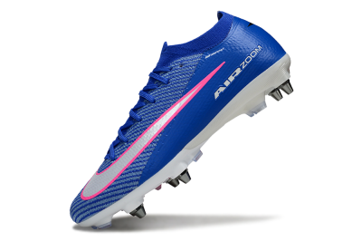 Nike Air Zoom Mercurial Vapor 16 Elite SG Football Boots - Blue/Vibrant Blue/Fresh Pink