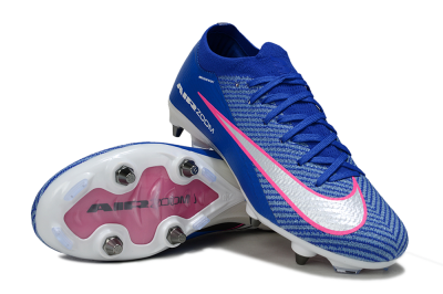 Nike Air Zoom Mercurial Vapor 16 Elite SG Football Boots - Blue/Vibrant Blue/Fresh Pink