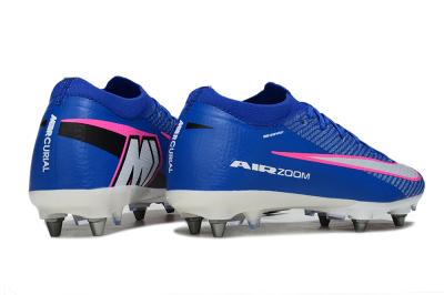 Nike Air Zoom Mercurial Vapor 16 Elite SG Football Boots - Blue/Vibrant Blue/Fresh Pink