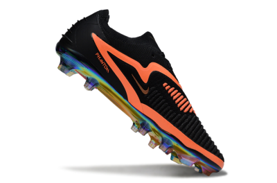 Nike Phantom 6 Low Elite FG Football Boots - Black/Vibrant Orange/Rainbow Hues