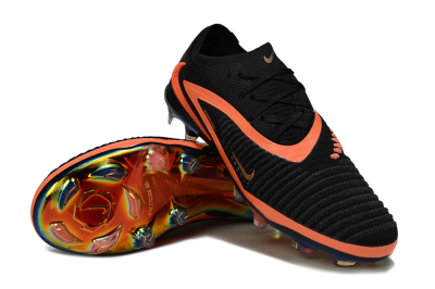 Nike Phantom 6 Low Elite FG Football Boots - Black/Vibrant Orange/Rainbow Hues