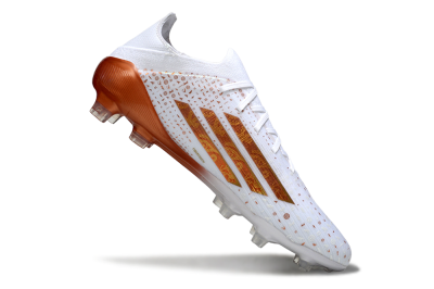 Adidas F50 Pro FG Football Boots - White/Metallic Copper/Solar Red
