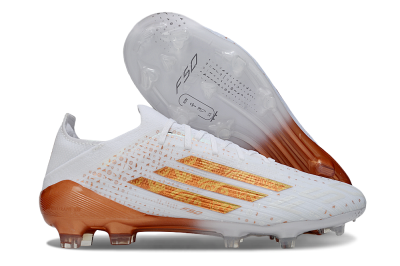 Adidas F50 Pro FG Football Boots - White/Metallic Copper/Solar Red