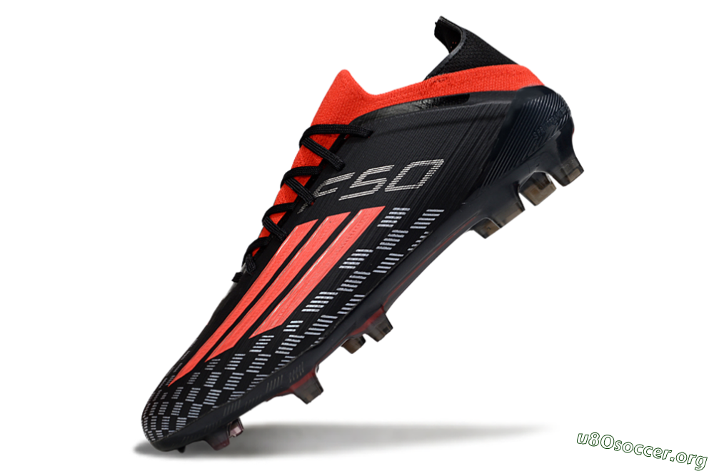 Adidas F50 Pro FG Football Boots - Black/Vibrant Red/Stealth Black 5