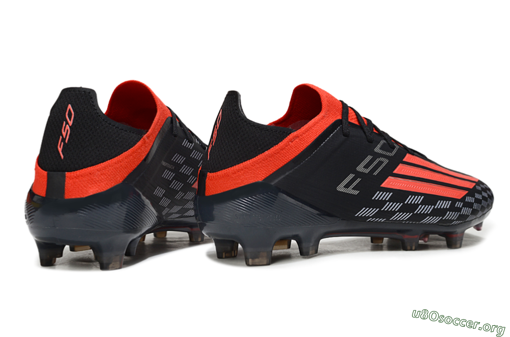 Adidas F50 Pro FG Football Boots - Black/Vibrant Red/Stealth Black 6