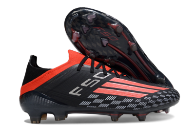 Adidas F50 Pro FG Football Boots - Black/Vibrant Red/Stealth Black