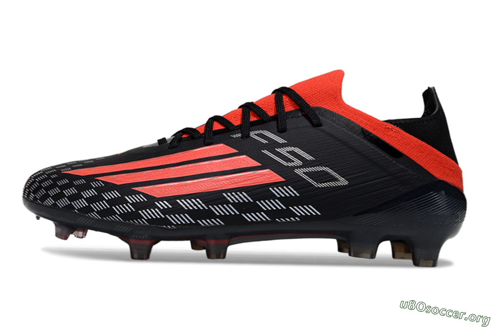 Adidas F50 Pro FG Football Boots - Black/Vibrant Red/Stealth Black 3