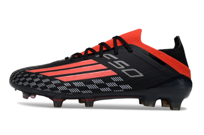 Adidas F50 Pro FG Football Boots - Black/Vibrant Red/Stealth Black