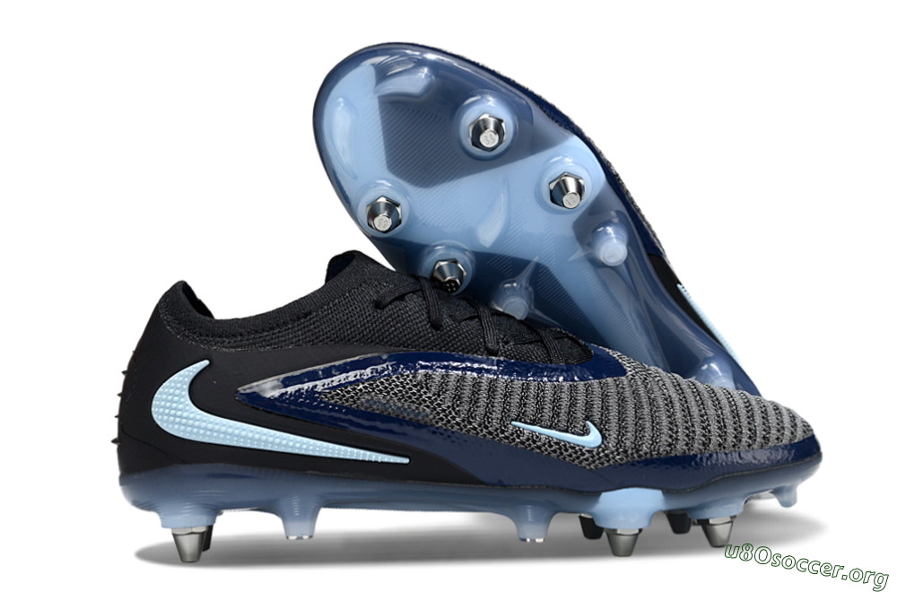 Nike Phantom 6 Low Elite SG Football Boots - Blue/Navy Blue/Icy Blue 2