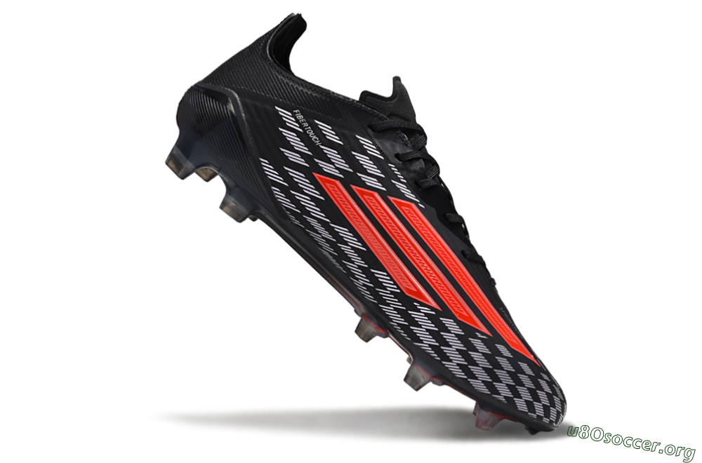 Adidas F50 Pro FG Football Boots - Black/Bright Red/White 4