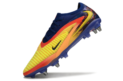 Nike Phantom 6 Low Elite SG Football Boots - Yellow/Bright Yellow/Deep Blue