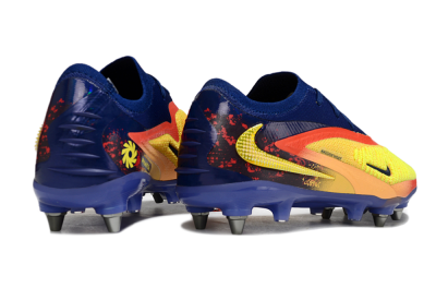Nike Phantom 6 Low Elite SG Football Boots - Yellow/Bright Yellow/Deep Blue