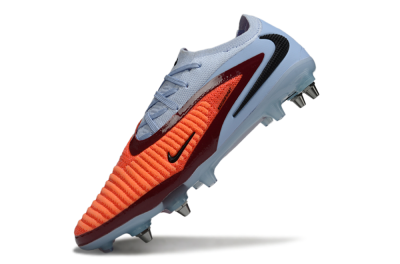 Nike Phantom 6 Low Elite SG Football Boots - Orange/Crimson Red/Sky Blue