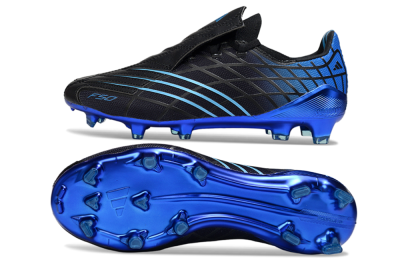 Adidas F50 Pro FG Football Boots - Black/Electric Blue/Stealth Black