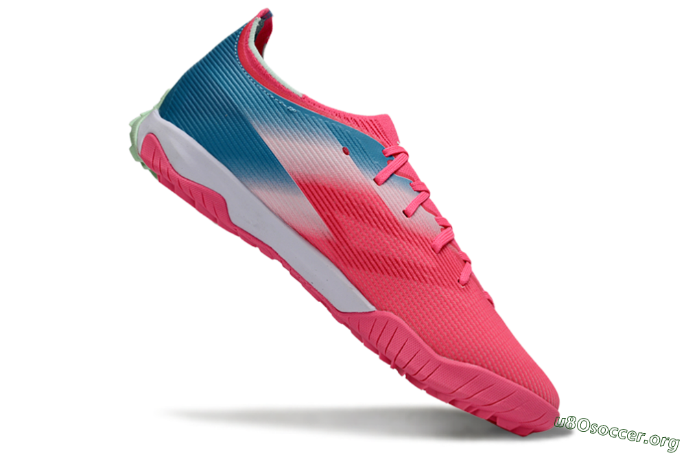 Puma Ultra Ultimate TF Football Shoes - Pink/Coral Pink/Turquoise Blue 4