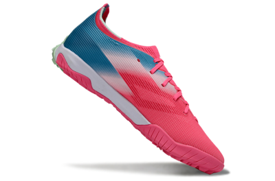 Puma Ultra Ultimate TF Football Shoes - Pink/Coral Pink/Turquoise Blue