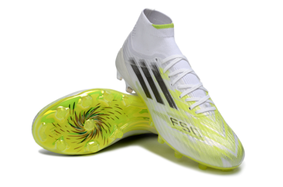 Adidas F50 Pro Mid FG Football Boots - Yellow/Neon Lime/White