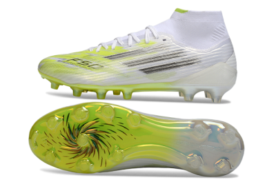 Adidas F50 Pro Mid FG Football Boots - Yellow/Neon Lime/White
