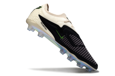 Nike Phantom 6 Low Elite AG Football Boots - Black/Green Glint/White Frost