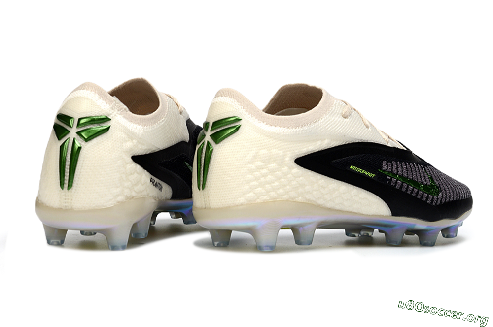 Nike Phantom 6 Low Elite AG Football Boots - Black/Green Glint/White Frost 6