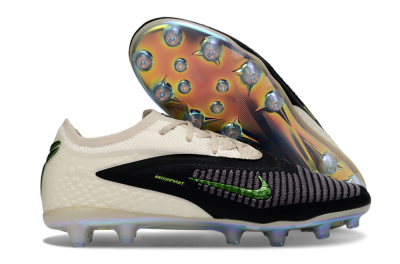 Nike Phantom 6 Low Elite AG Football Boots - Black/Green Glint/White Frost