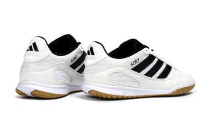 Adidas Top Sala IC Football Shoes - White/Classic Black/Golden Tan