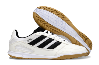 Adidas Top Sala IC Football Shoes - White/Classic Black/Golden Tan