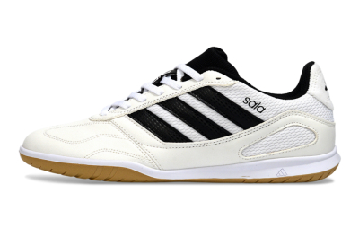 Adidas Top Sala IC Football Shoes - White/Classic Black/Golden Tan