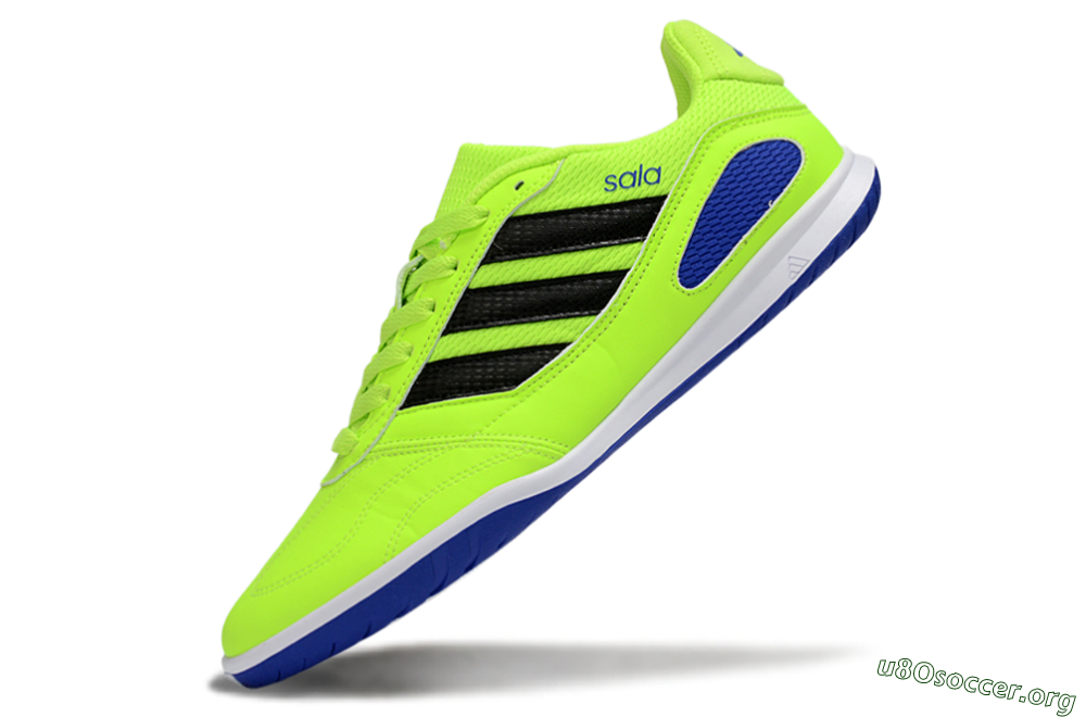 Adidas Top Sala IC Football Shoes - Green/Bright Green/Deep Blue 5