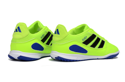 Adidas Top Sala IC Football Shoes - Green/Bright Green/Deep Blue