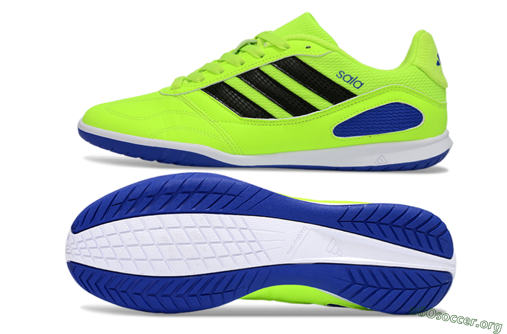 Adidas Top Sala IC Football Shoes - Green/Bright Green/Deep Blue 1