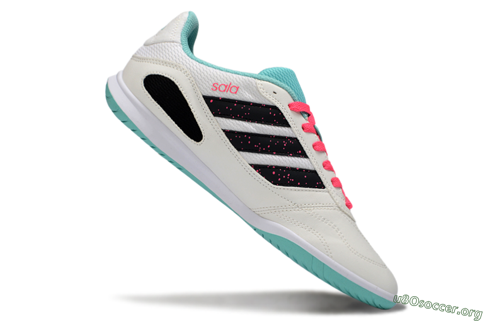Adidas Top Sala IC Football Shoes - White/Aqua Breeze/Pink Blast 4