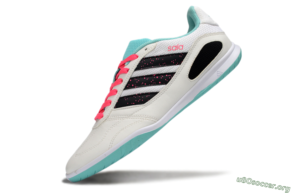 Adidas Top Sala IC Football Shoes - White/Aqua Breeze/Pink Blast 5