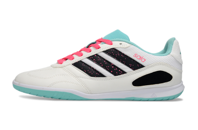 Adidas Top Sala IC Football Shoes - White/Aqua Breeze/Pink Blast