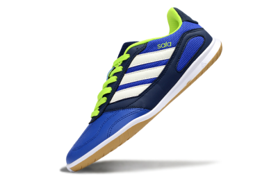 Adidas Top Sala IC Football Shoes - Blue/Lime Green/White