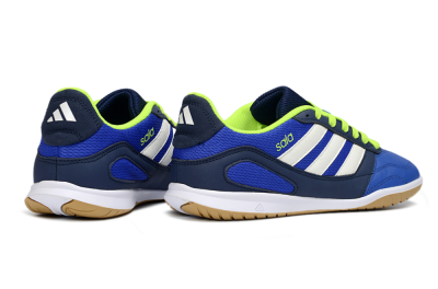 Adidas Top Sala IC Football Shoes - Blue/Lime Green/White