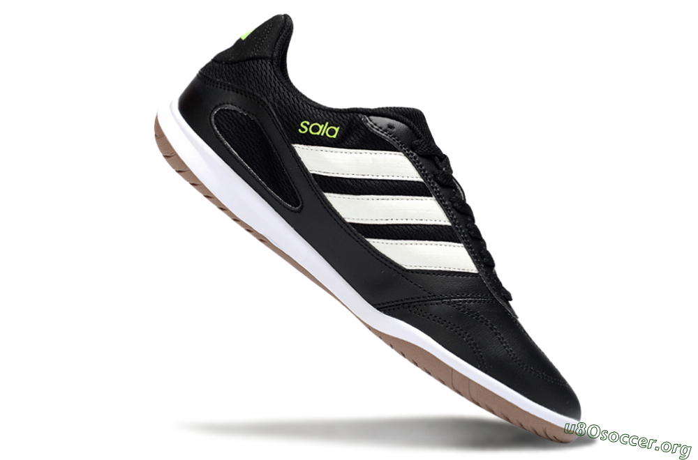 Adidas Top Sala IC Football Shoes - Black/White/Glow Green 4