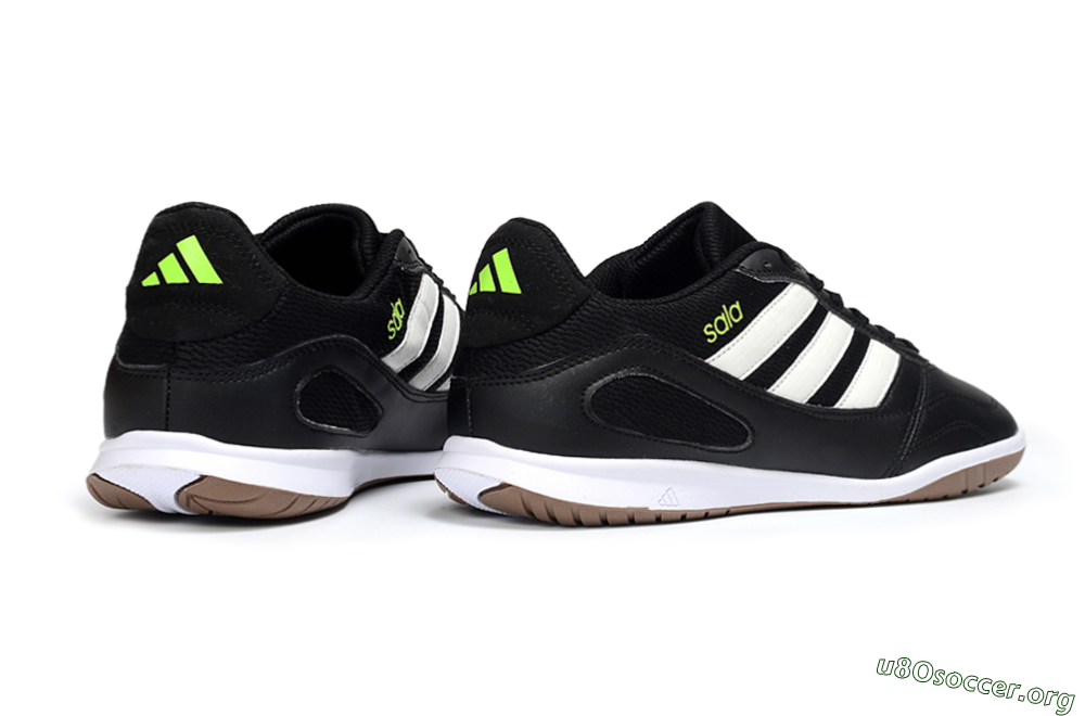 Adidas Top Sala IC Football Shoes - Black/White/Glow Green 6