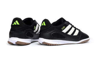 Adidas Top Sala IC Football Shoes - Black/White/Glow Green