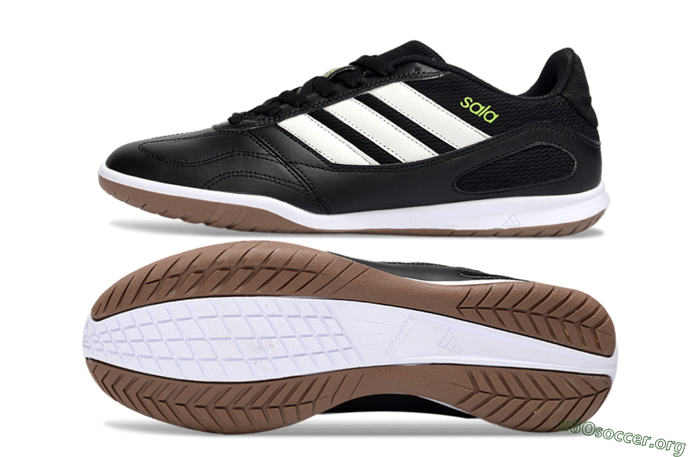 Adidas Top Sala IC Football Shoes - Black/White/Glow Green 1