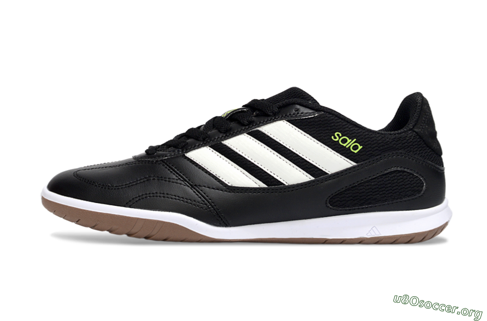 Adidas Top Sala IC Football Shoes - Black/White/Glow Green 3