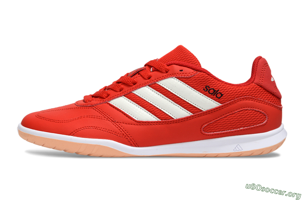 Adidas Top Sala IC Football Shoes - Red/Fiery Red/Soft Coral 3