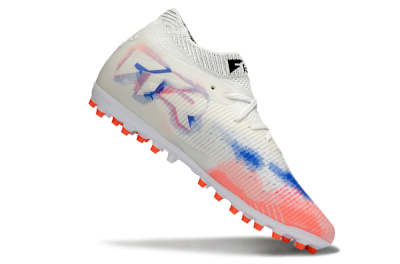 Puma Future 8 Ultimate MG Football Boots - White/Electric Coral/Black