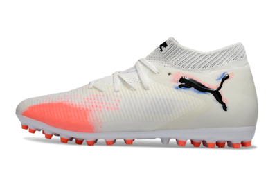 Puma Future 8 Ultimate MG Football Boots - White/Electric Coral/Black