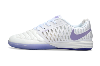 Nike Lunar Gato 2 IC Football Shoes - White/Lavender Bliss/Soft Lilac