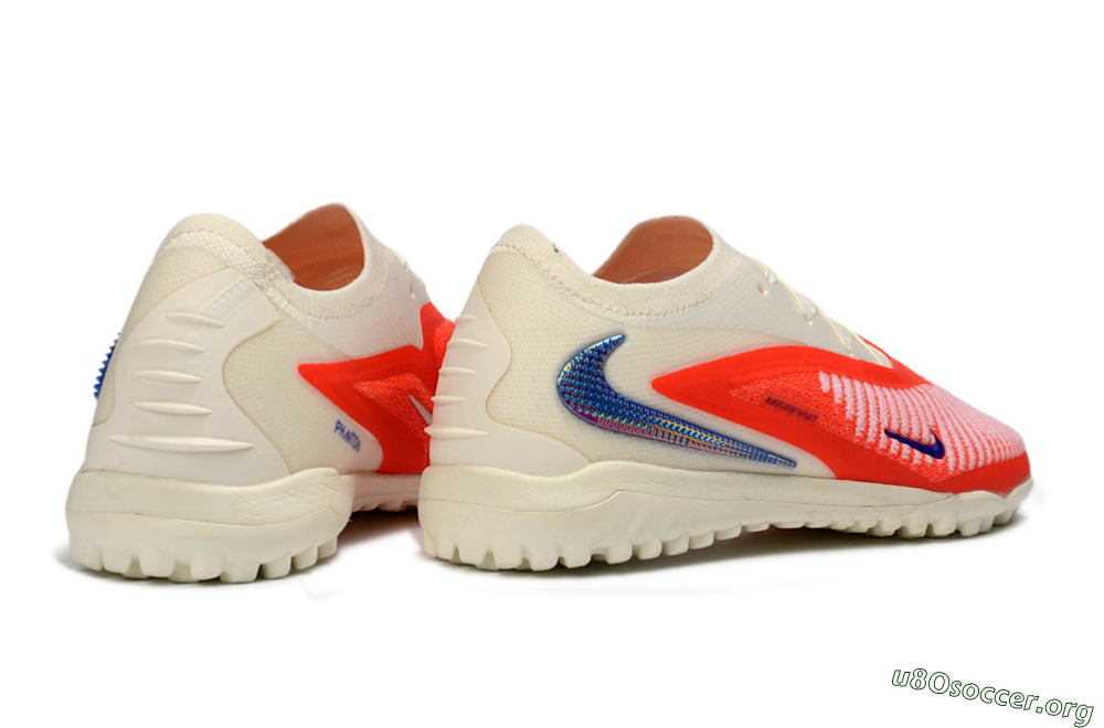 Nike Phantom 6 Low Elite TF Football Shoes - Red/Vibrant Red/Neutral White 6