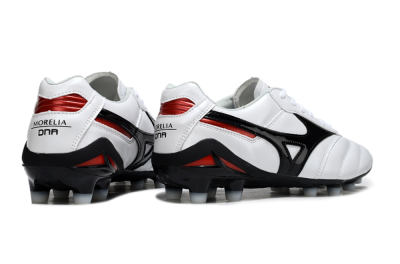 Mizuno Morelia Neo 2 FG Football Boots - White/Crimson Black/Crimson White